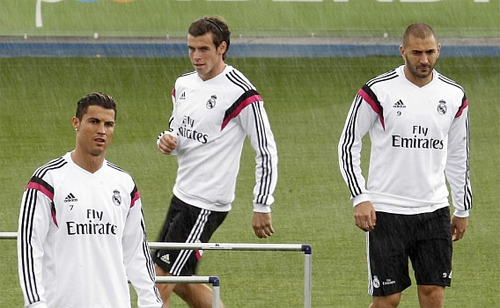 Ronaldo, Bale, Benzema