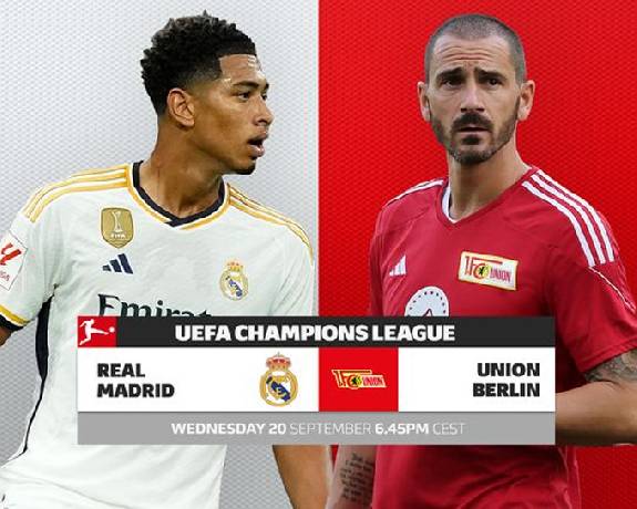 Nhận định trận Real Madrid vs Union Berlin, 23h45 ngày 20/9
