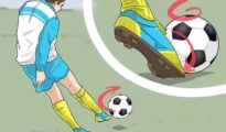 Cách đá bóng bằng mu bàn chân và lợi ích của kỹ thuật